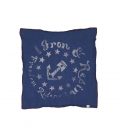 IRON & RESIN : FOULARD black / blue - Image 2