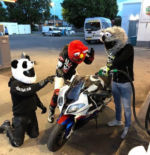 Couvre Casque Moto Panda