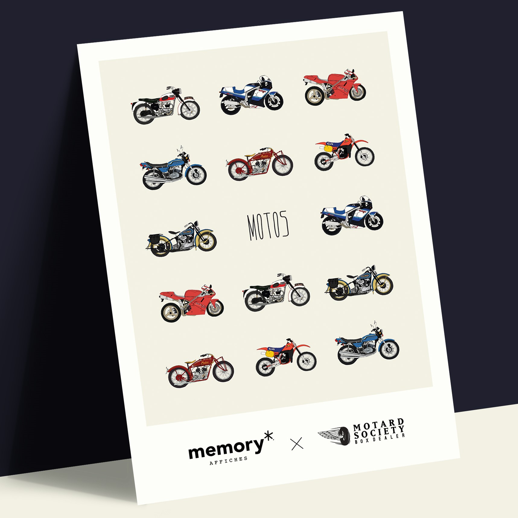 Mini Box Motard Society : T-Shirt Homme triumph Moto2