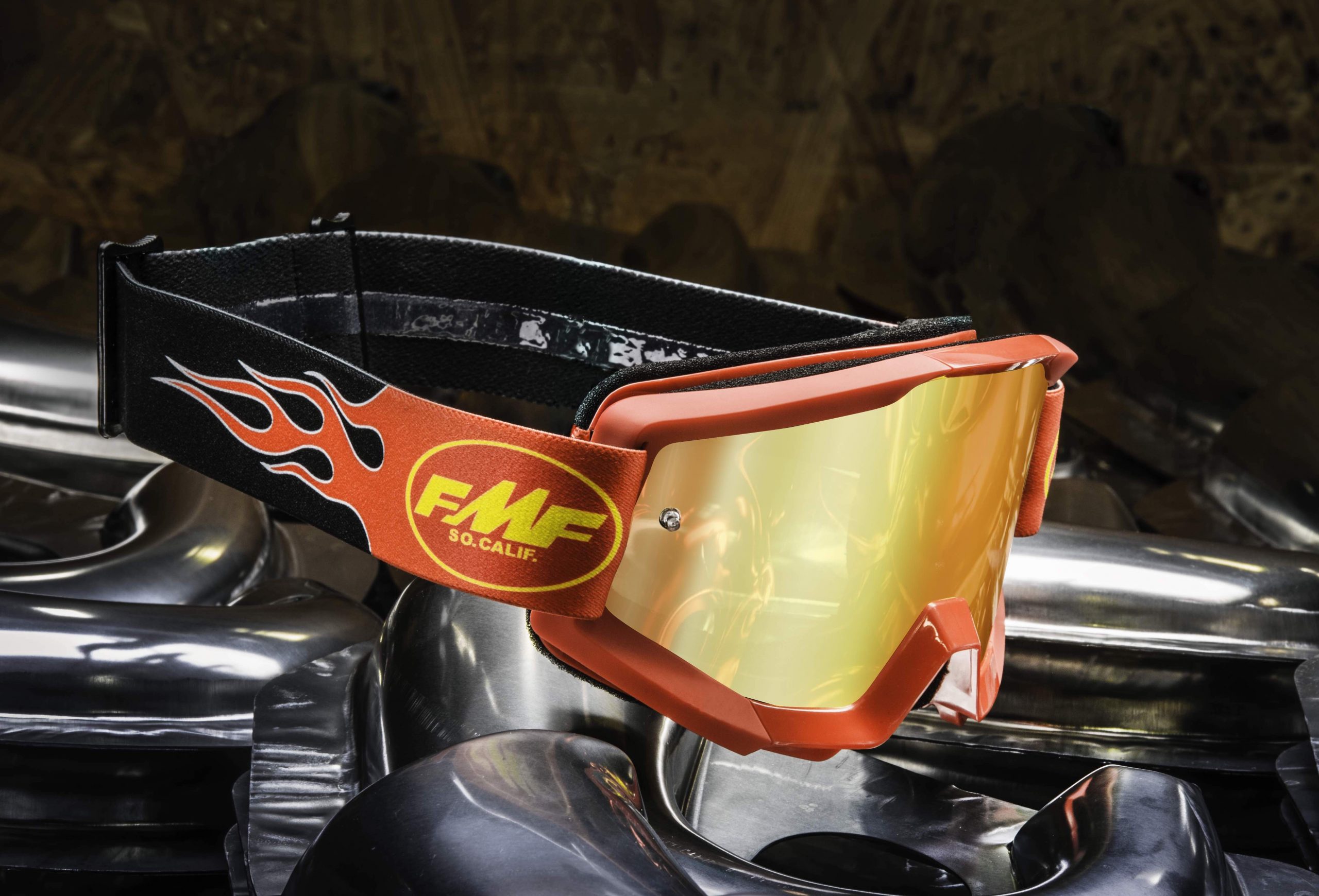 Masque moto cross - miroir lentille FMF Vision Powercore Core